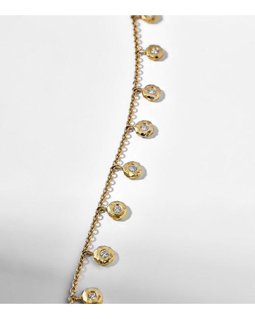 Octavia Elizabeth Metallic Nesting Gem 18Kt Bracelet With Diamonds
