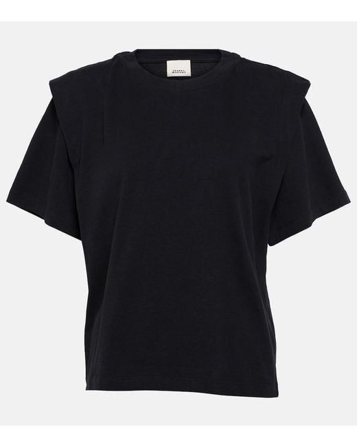 Isabel Marant Black Zelitos Cotton Top