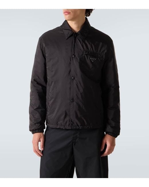 Prada Black Re-Nylon Blouson Jacket for men