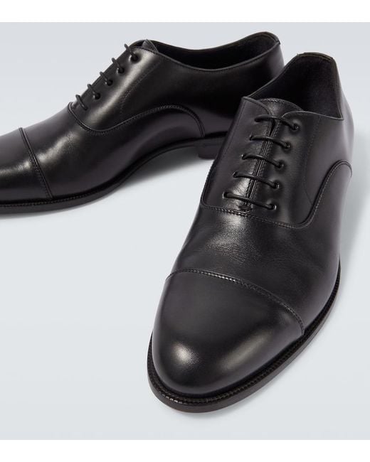 Dunhill Oxford-Schuhe Aus Leder in Black für Herren
