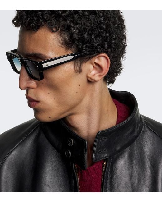 sato Blue Sira Rectangular Sunglasses for men