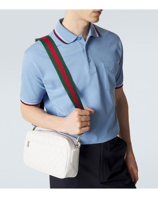Gucci Crossbody Bag Gg Medium Aus Canvas in White für Herren