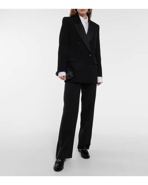 Christian Louboutin Black Cl Moc Loafers Aus Glanzleder Mit Verzierung