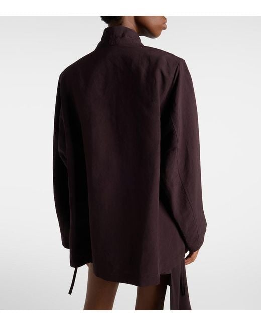 Alaïa Black Poplin Jacket