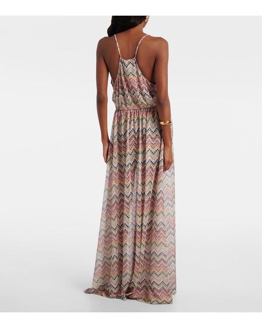 Missoni Natural Zig Zag Maxi Dress