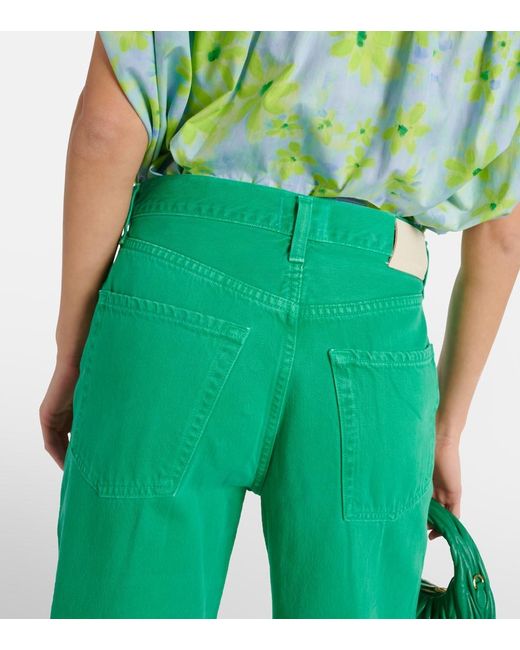 Jeans Beverly Slouch de tiro medio Citizens of Humanity de color Green