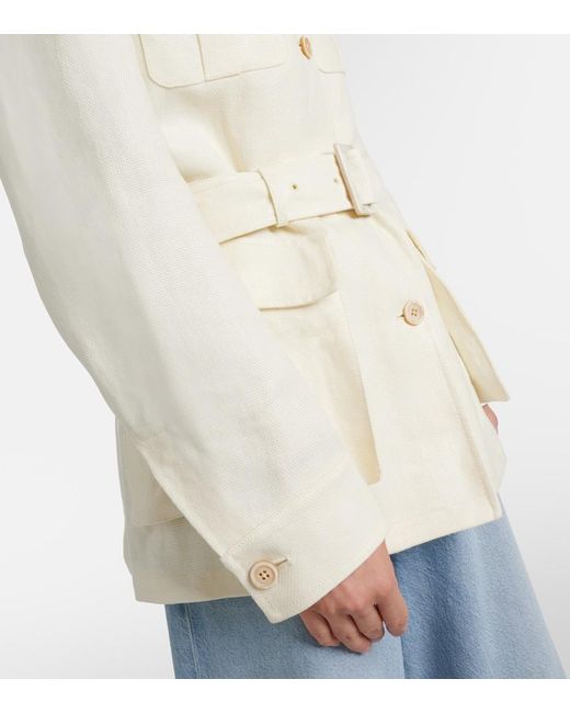 Ralph Lauren Natural Sydney Linen Field Jacket