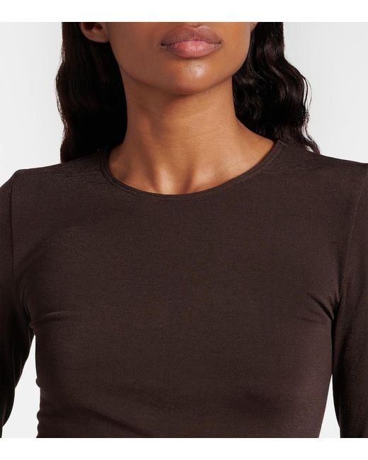 Wolford Brown Berlin Bodysuit