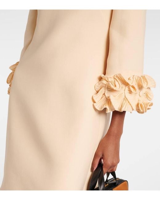 Valentino Natural Crepe Couture Minidress