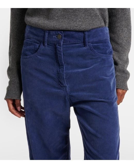 Jean Droit Tarley A Taille Haute The Row en coloris Blue