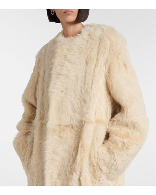 Totême  Natural Shearling Coat