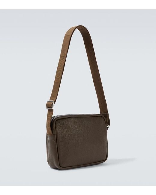 Loewe Natural Pebble Medium Leather Messenger Bag for men
