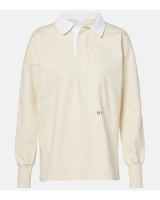 Maison Margiela White Cotton Polo Shirt