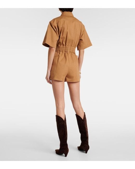 Max Mara Natural Angora Boiler Suit Playsuit
