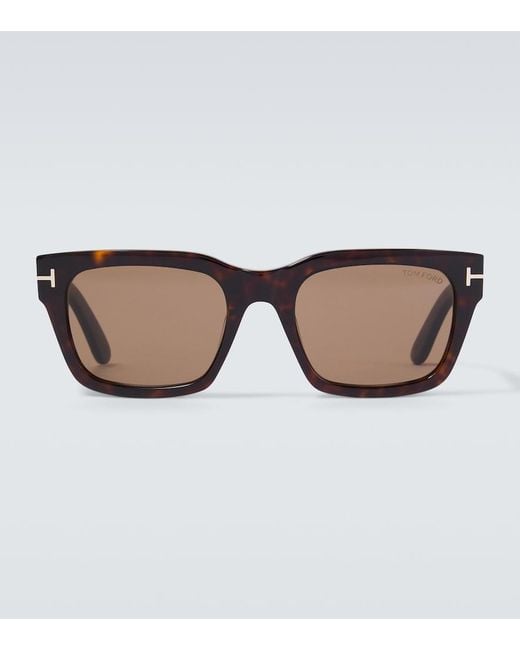 Tom Ford Brown Andy-02 Square Sunglasses for men