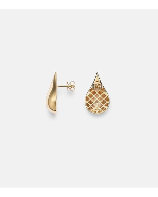 Mateo Natural Water Droplet 14Kt Earrings