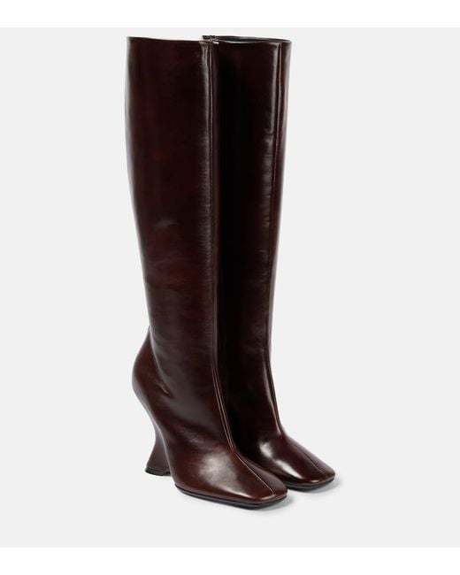Dries Van Noten Brown Glove 105 Leather Ankle Boots