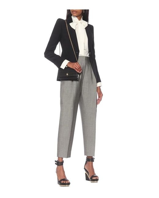 Bandolera Skull pequeña Alexander McQueen de color Black