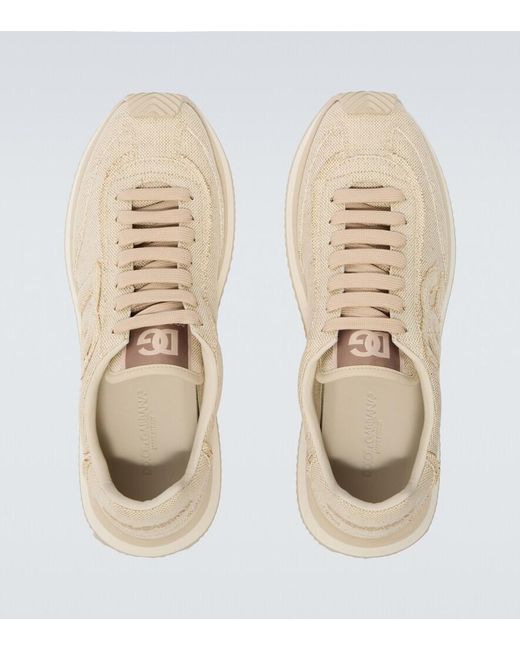 Dolce & Gabbana Natural Dg Cushion Sneaker for men