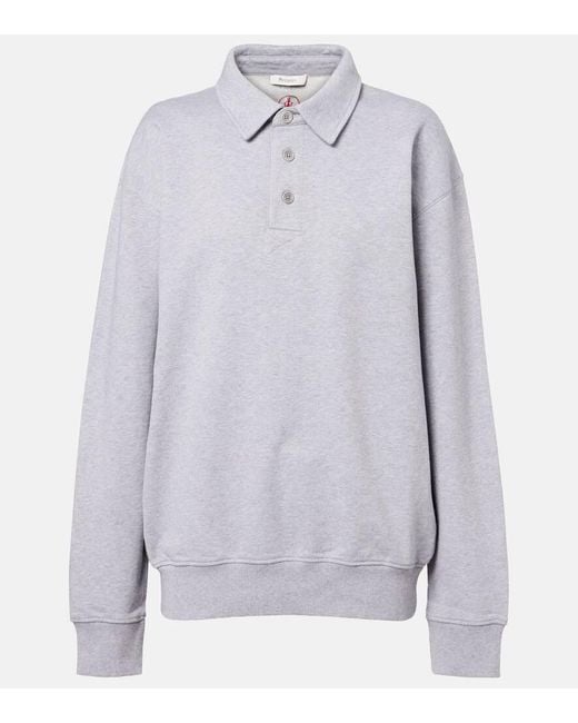 Sudadera De Jersey De Algodon Bordada J.W. Anderson de color Blue