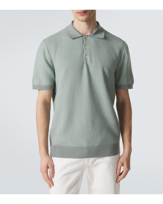 Polo De Algodon Canali de hombre de color Blue