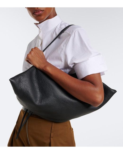 Altuzarra Black Origami Medium Leather Shoulder Bag