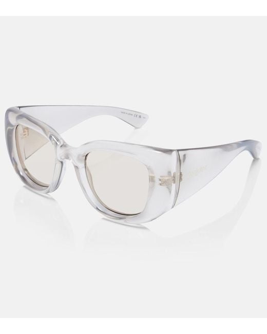 Saint Laurent White Sl 903 Howl Oversized Sunglasses
