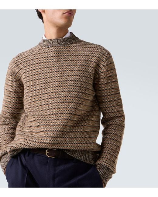 Slowear Pullover Aus Schurwolle in Brown für Herren