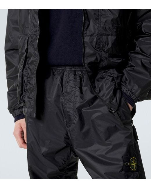 Stone Island Black Compass Sweatpants for men