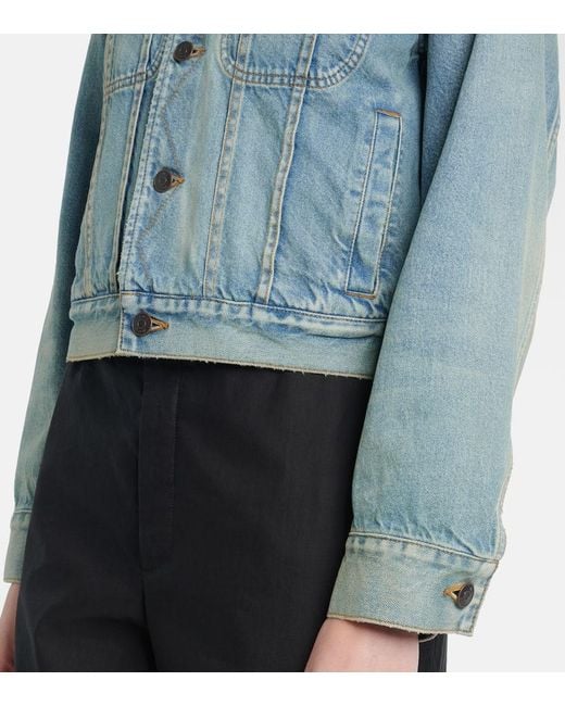 The Row Blue Jeansjacke Joras Mit Twill