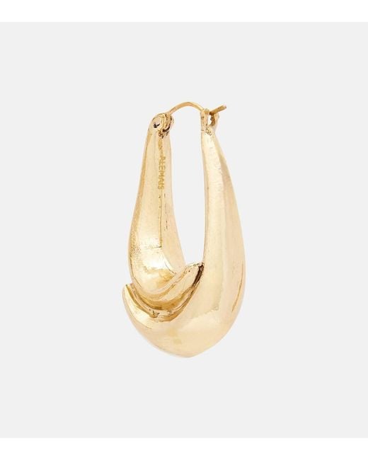 ALÉMAIS Metallic Atomic Hoop Earrings