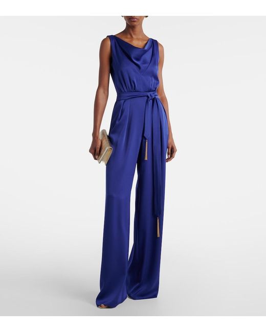 Max Mara Blue Donata Jumpsuit