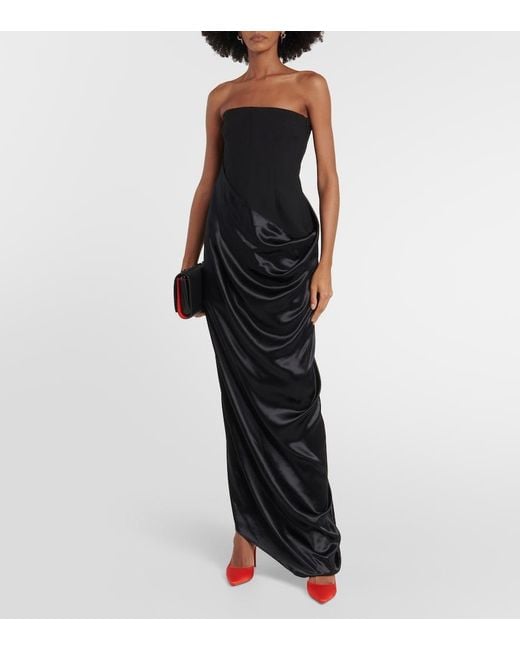 Christian Louboutin Red Iriza Silk-Satin Pumps
