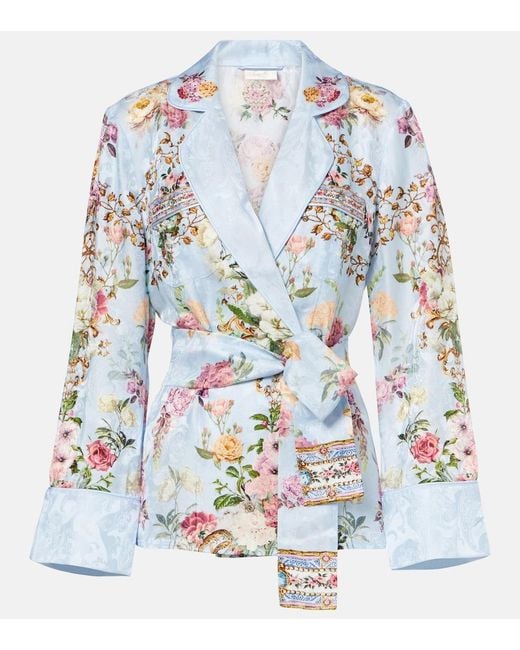 Camilla Blue Tiled