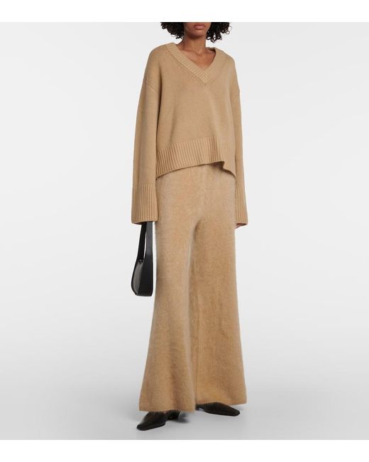 Pullover Aletta in cashmere di Lisa Yang in Natural