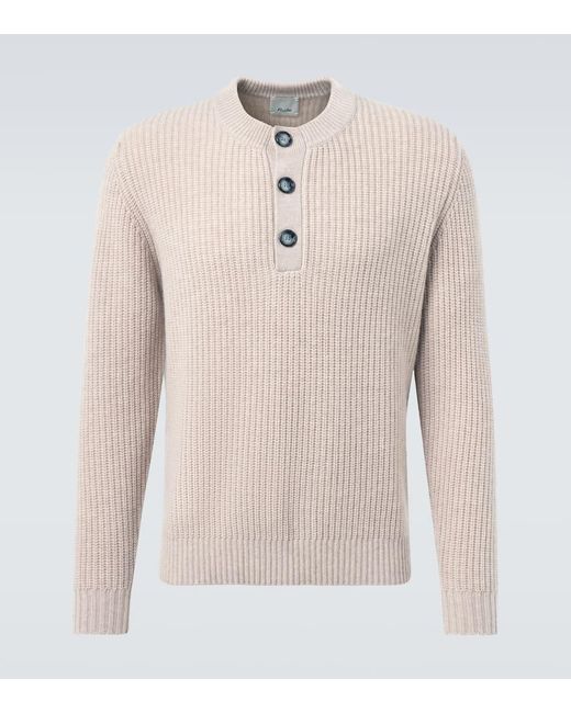 Allude Natural Wool And Cashmere Sweater for men