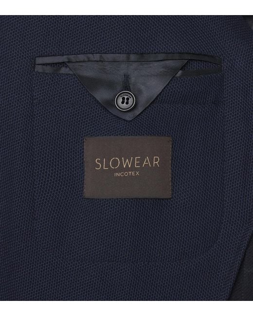 Blazer De Algodon Slowear de hombre de color Blue