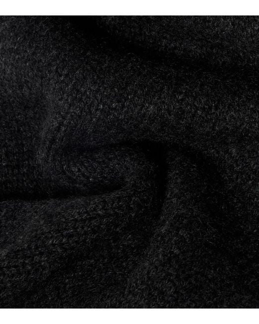 The Row Black Neki Cashmere Scarf