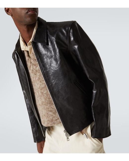 Our Legacy - Blouson Jacket Black Leather