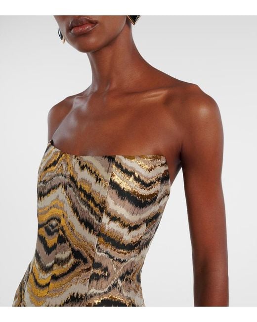 Markarian Metallic Robe Odessa Aus Jacquard