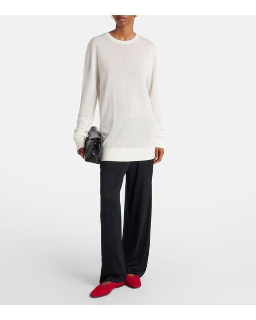 Pull Oversize Totême en coloris White