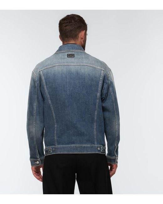 Dolce & Gabbana Blue Denim Jacket for men