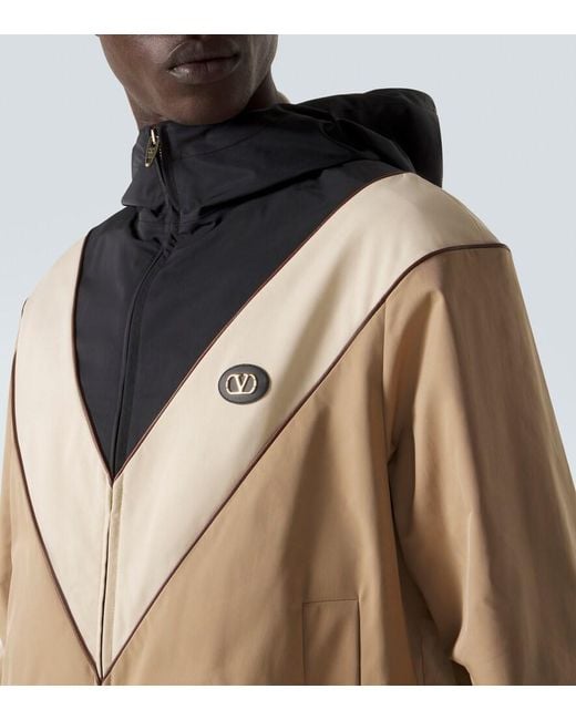 Valentino Natural Vlogo Striped Jacket for men