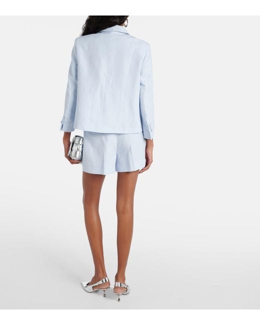 Dorothee Schumacher Blue Summer Cruise Cropped Blazer