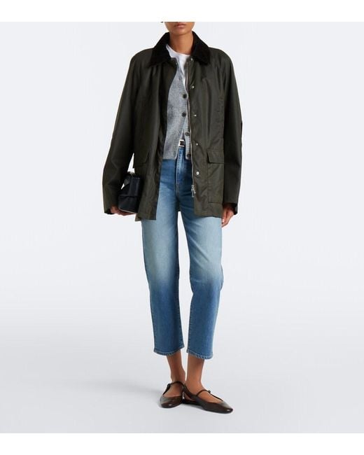 SLVRLAKE Denim Blue London Cropped Jeans