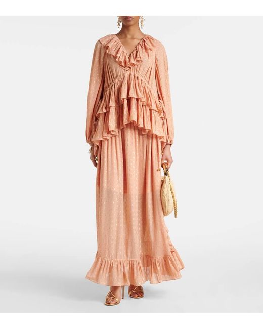 Zimmermann Pink Maxirock Rhiannon