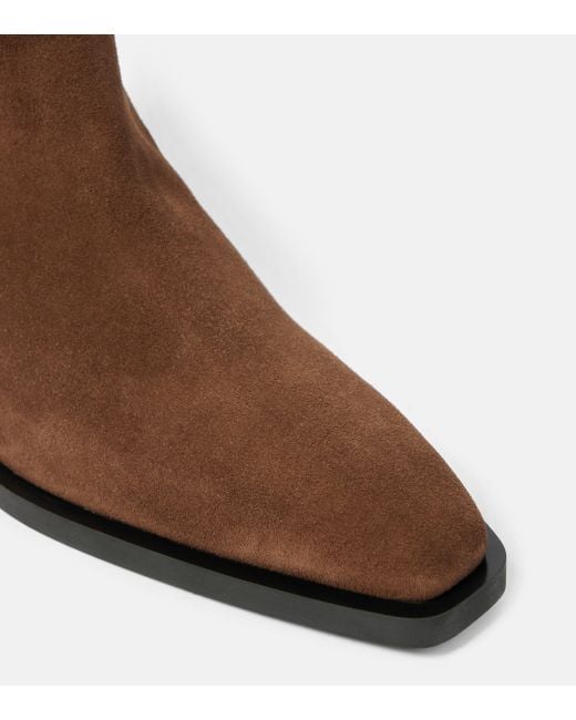 Proenza Schouler Brown Bronco Suede Knee-High Boots