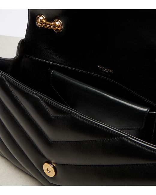 Saint Laurent Black 'Loulou' Medium Shoulder Bag