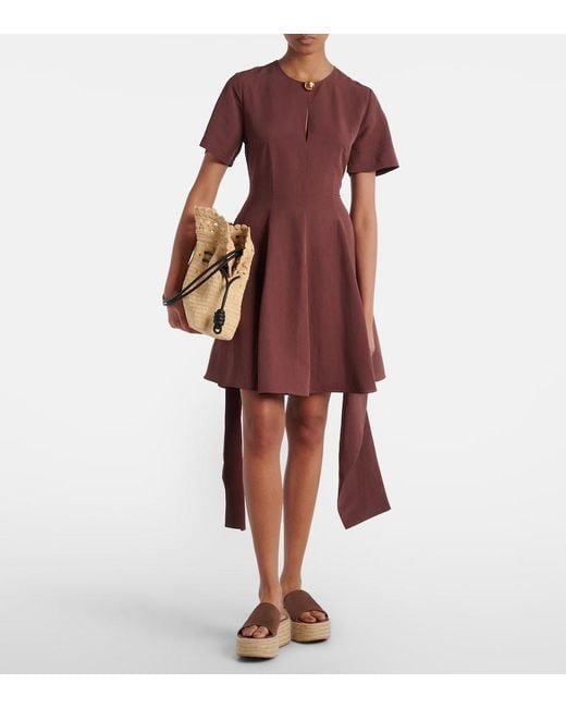 Gianvito Rossi Brown Suede Platform Espadrille Slides