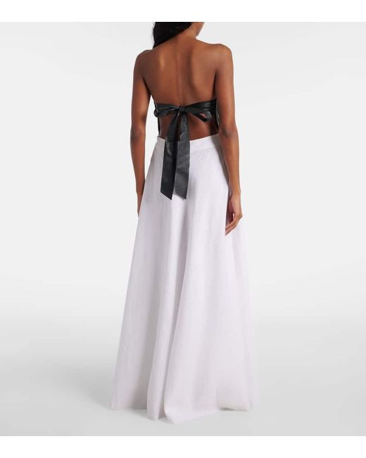 Abito Lungo Neferu di Gabriela Hearst in White
